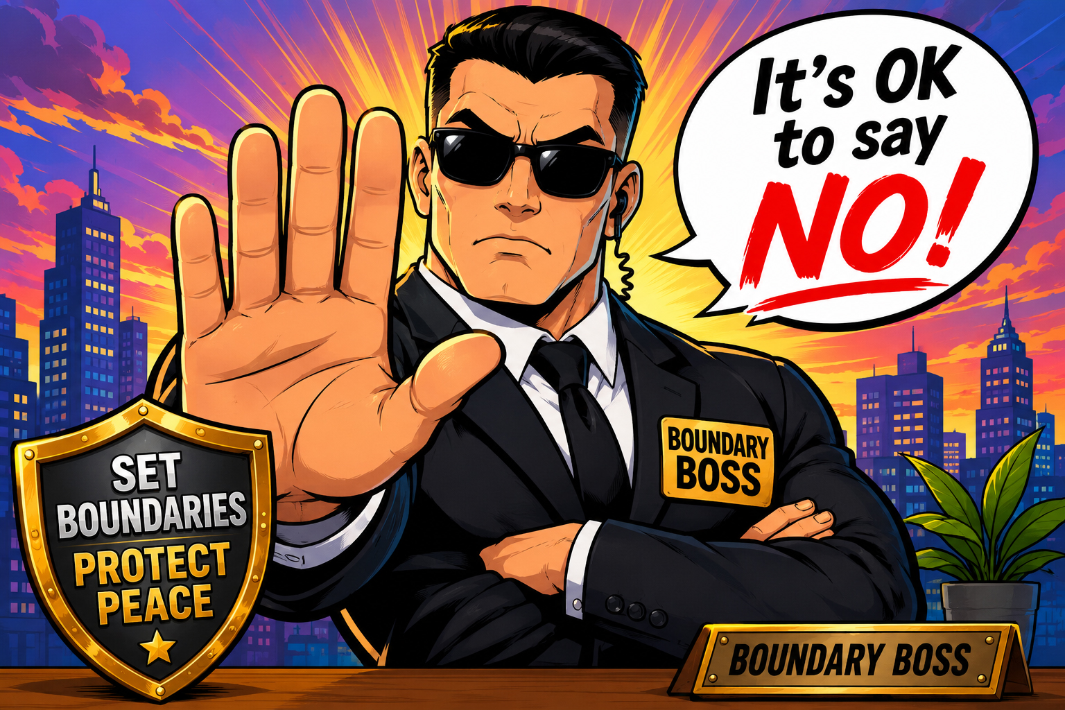 Boundary Boss character