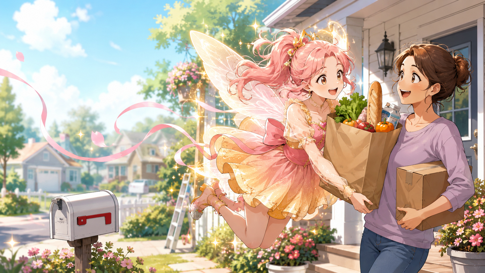 Favor Fairy helping neighbor